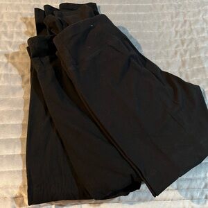 Evri Everyday women’s Black Leggings size 0x. Set of 3.
